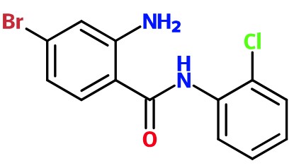 MC085255 2-Amino-4-bromo-N-(2-chlorophenyl)benzamide (image for) MC085255 2-Amino-4-bromo-N-(2-chlorophenyl)benzamide